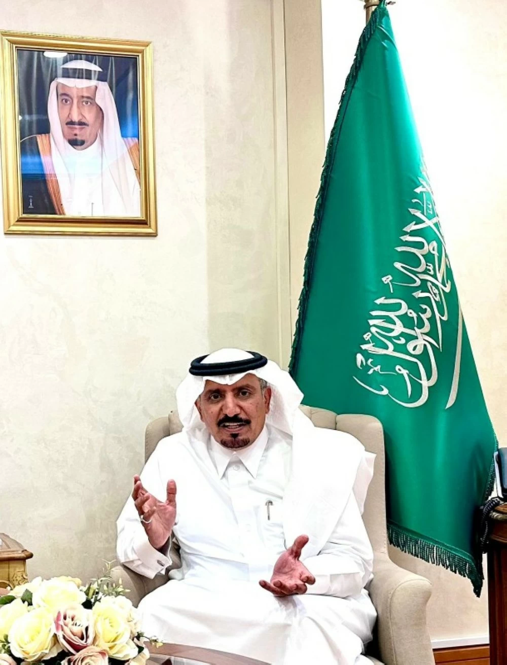 السفير إبراهيم بن سعد بن بيشان. (1)