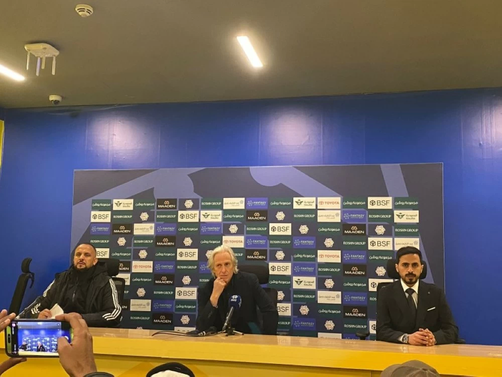 رداً على سؤال «عكاظ».. جيسوس: بينتو باقٍ مع النصر. : مسعد العضياني. للاطلاع على التفاصيل 