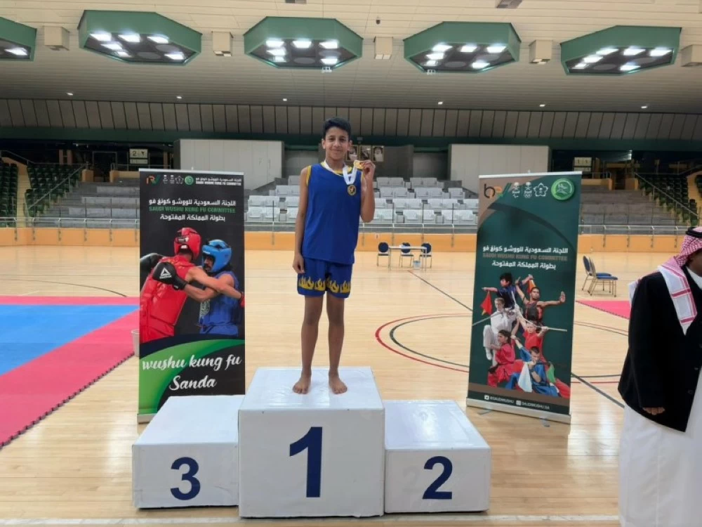 تتويج سعود العقيل بطلاً للمملكة في رياضة الووشو كونغ فو