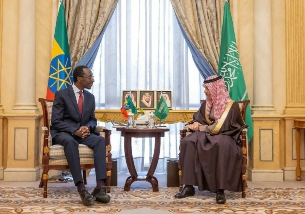 وزير الخارجية يستقبل نظيره الإثيوبي
