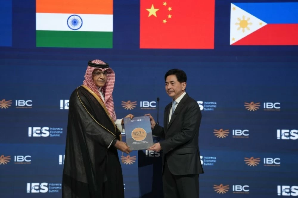 عبدالله صالح كامل عقب الإعلان عن تأسيس الفرع الإقليمي لمبادرة B57  في منطقة آسيا والمحيط الهادئ،