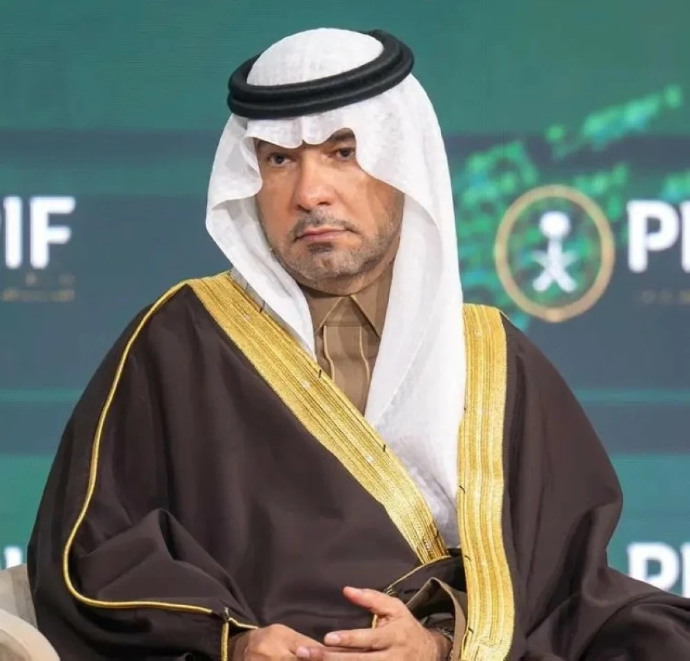 ماجد الحقيل خلال حديثه في منتدى صندوق الاستثمارات العامة والقطاع الخاص