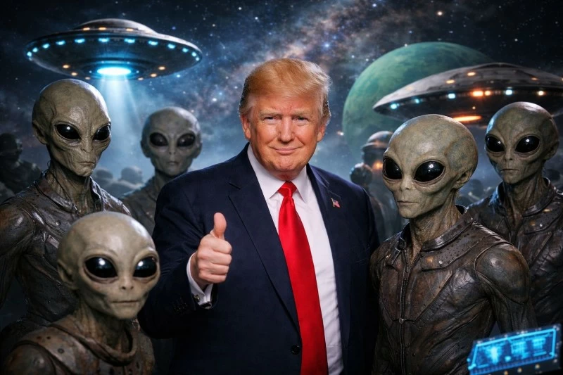 ترمب يتهم أوباما بتسريب معلومات سرية.. ويأمر بفتح ملف «الكائنات الفضائية الطائرة»