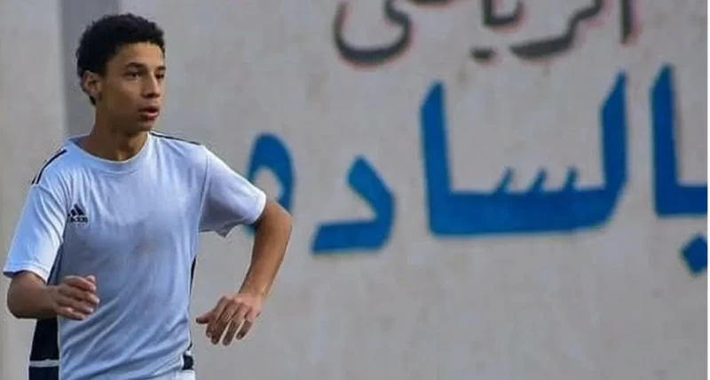 لاعب نادي عمال المنصورة معتصم زكريا.