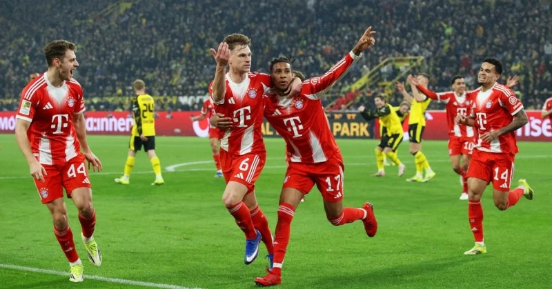 انتفض بايرن ميونخ في الشوط الثاني، حيث قلب الطاولة لصالحه بهدفين من توقيع هاري كين.
