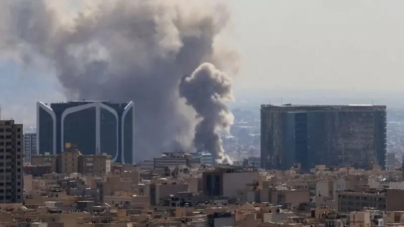 من القصف على طهران.