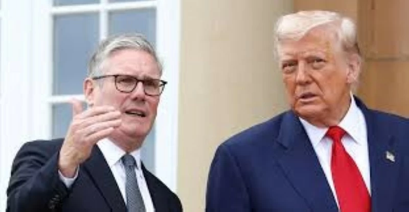 الرئيس الأمريكي ورئيس الوزراء البريطاني