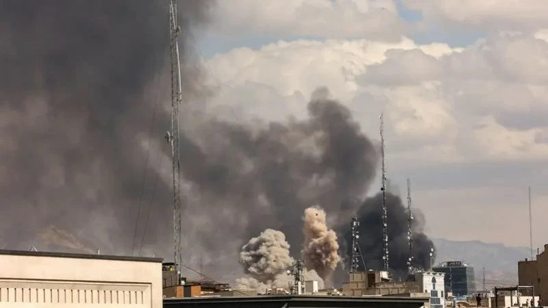 من القصف الأمريكي الإسرائيلي على إيران