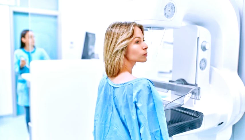 فحص الثدي يتحول إلى مؤش