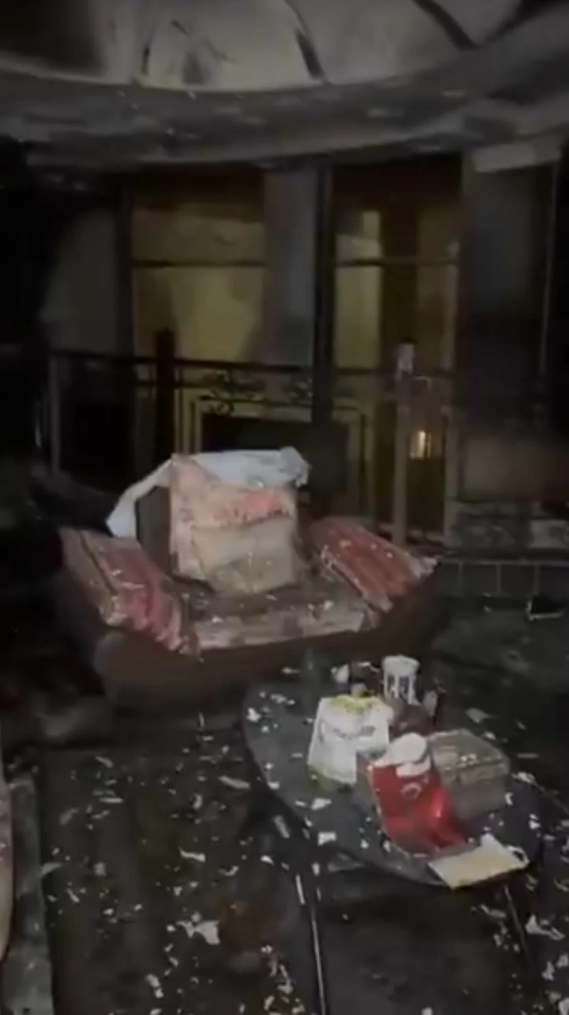 للمرة الثانية.. احتراق منزل حكم دولي