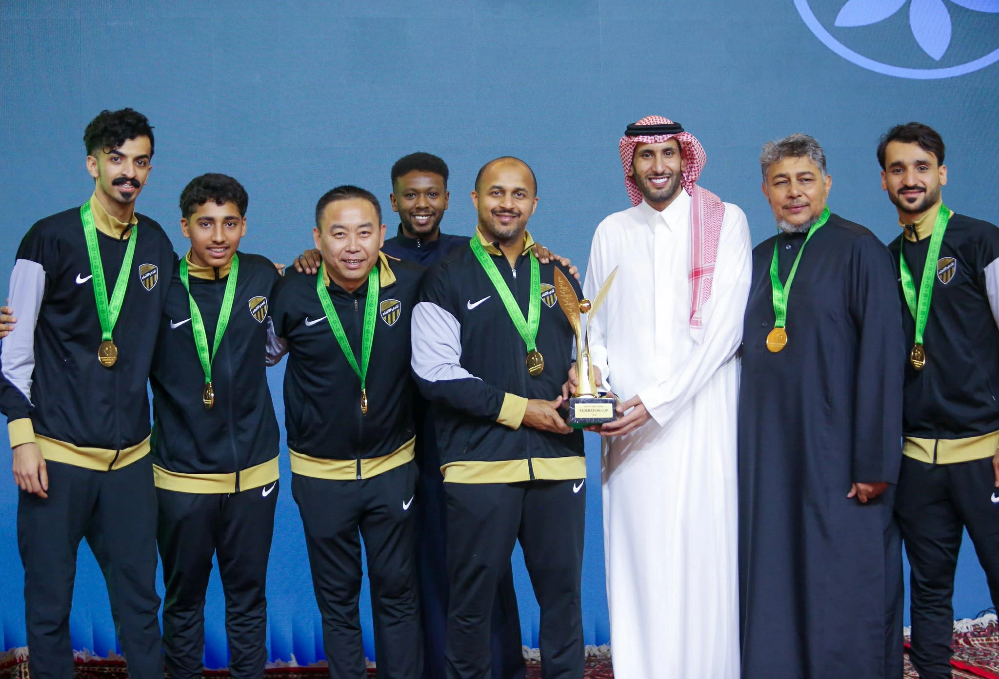 الاتحاد بطلاً للطاولة واتحاد اللعبة يعكّر فرحة الأبطال بتصميم التهنئة