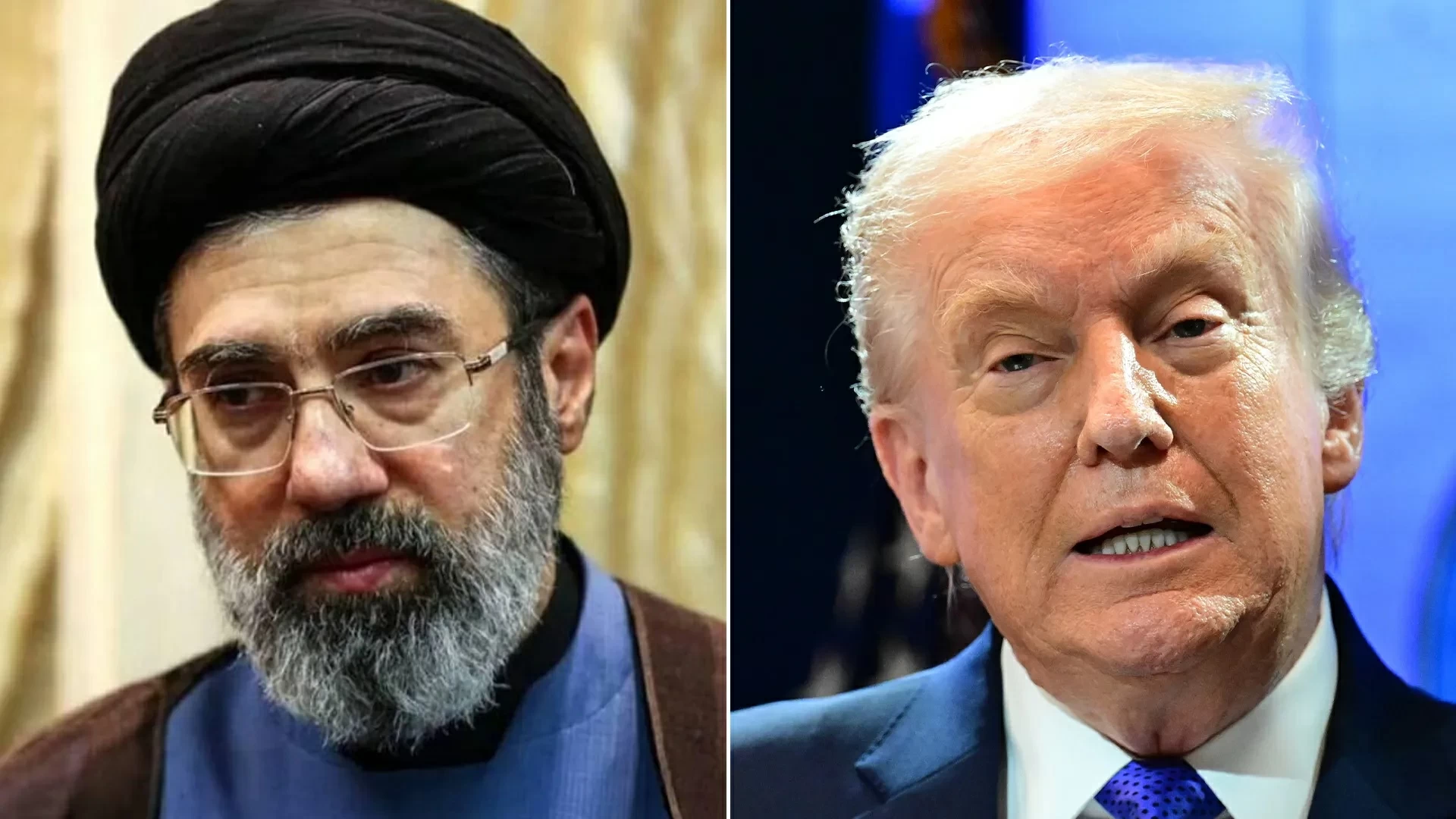 الرئيس الأمريكي والمرشد الإيراني