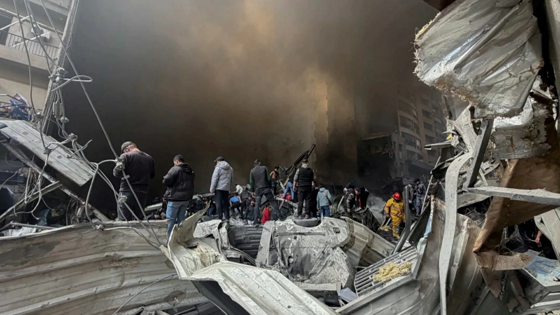 الدمار في لبنان جراء القصف الإسرائيلي