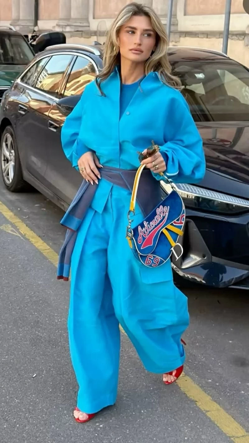 تنسيق اللون السيرولين.. دليل أنيق لإطلالات عصرية متوازنة