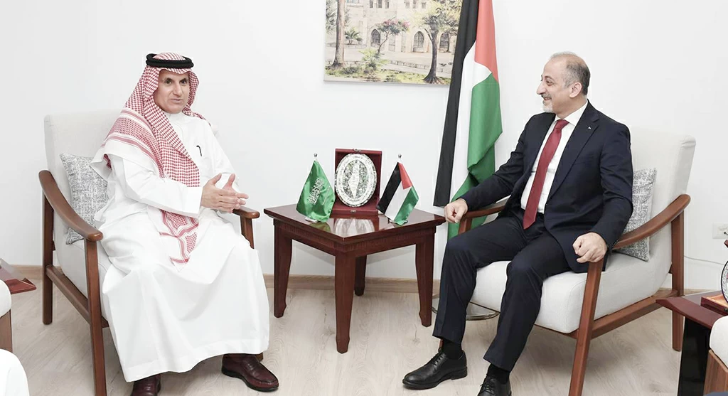 المندوبان الدائمان للسعودية وفلسطين يبحثان تعزيز العمل العربي المشترك
