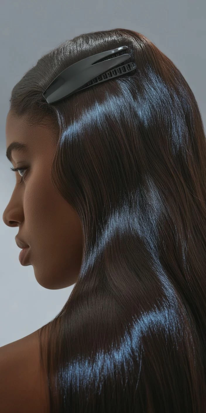 «Glass Hair».. ترند الشعر اللامع الذي يغيّر مفهوم الإطلالة في 2026