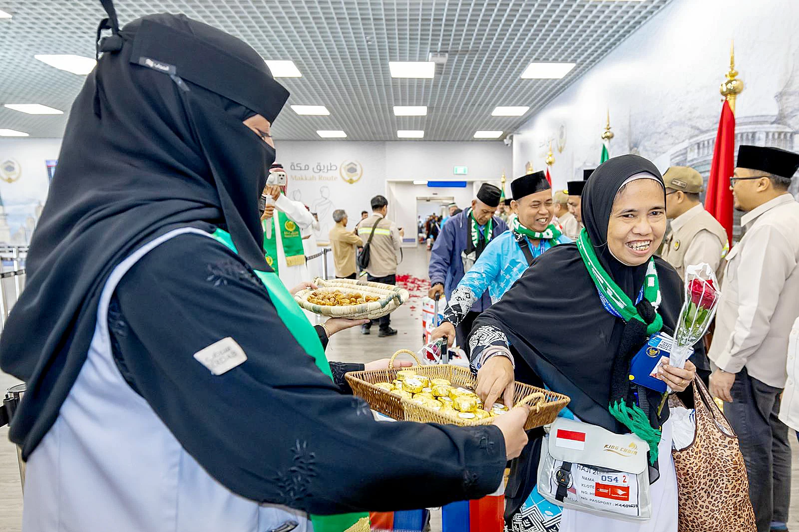 وصول أولى رحلات مبادرة «طريق مكة» من إندونيسيا إلى المدينة المنورة