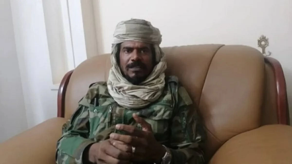 صورة متداولة للقائد الميداني على رزق الله الشهير
 بـ«السافنا».