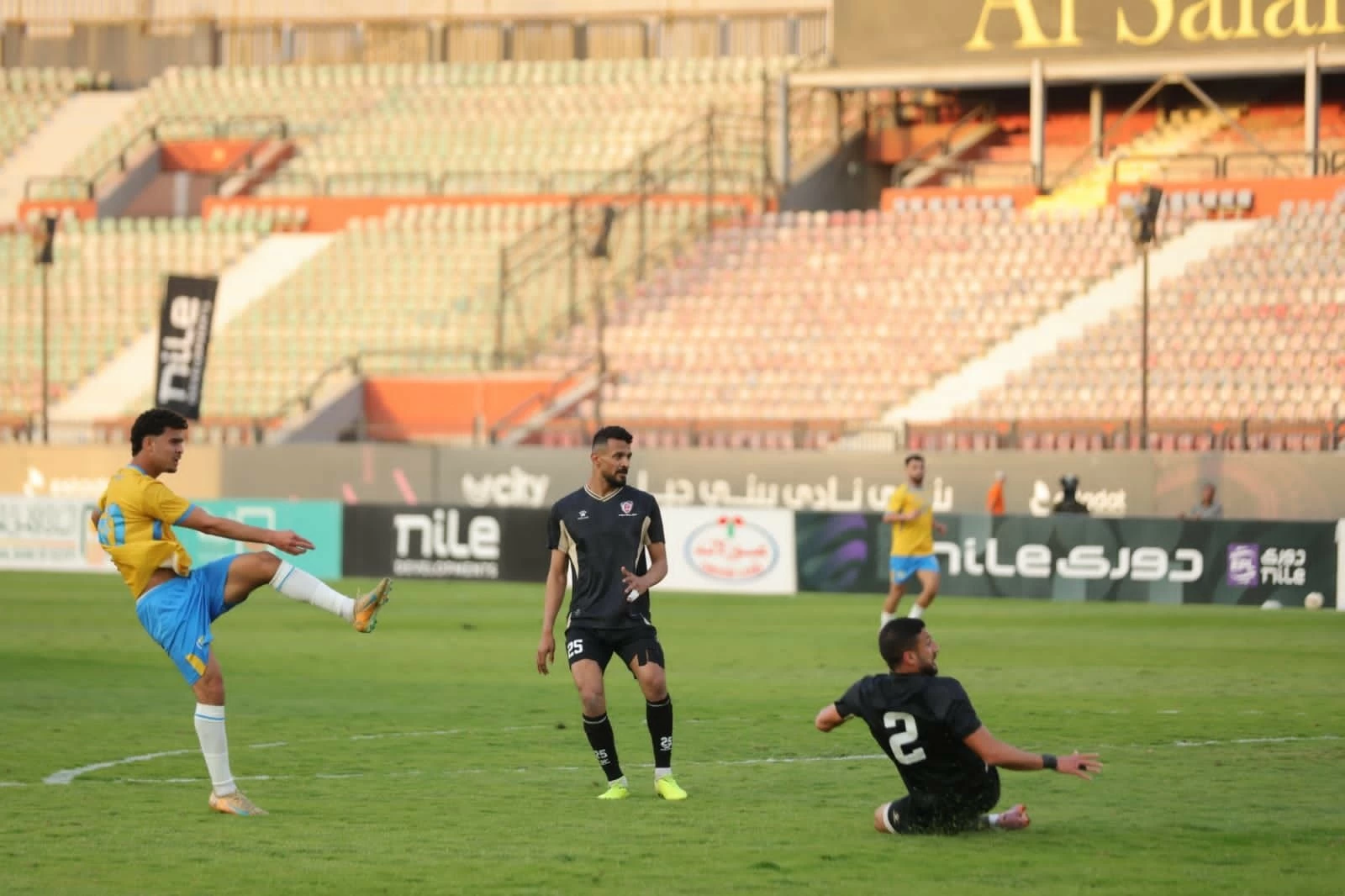من مباراة الإسماعيلي أمام بتروجت.