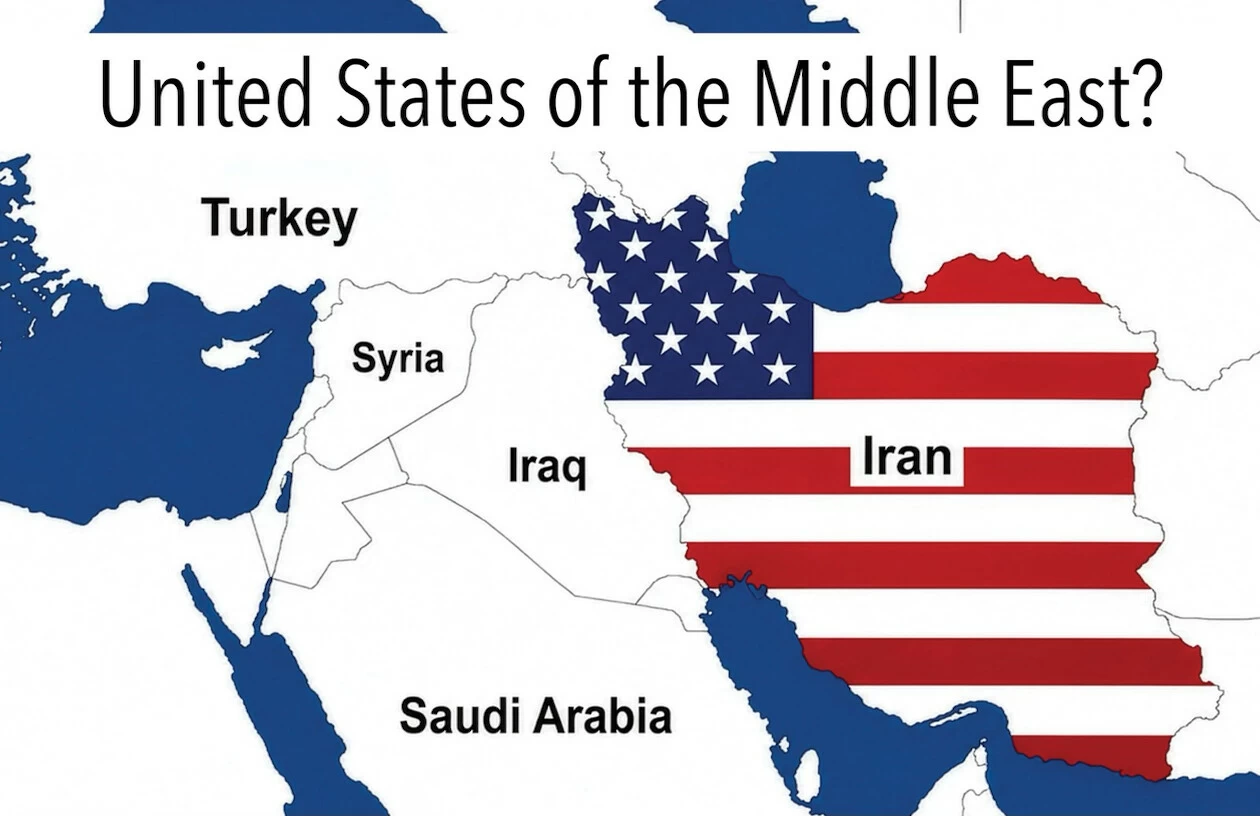 الخريطة التي نشرها ترمب