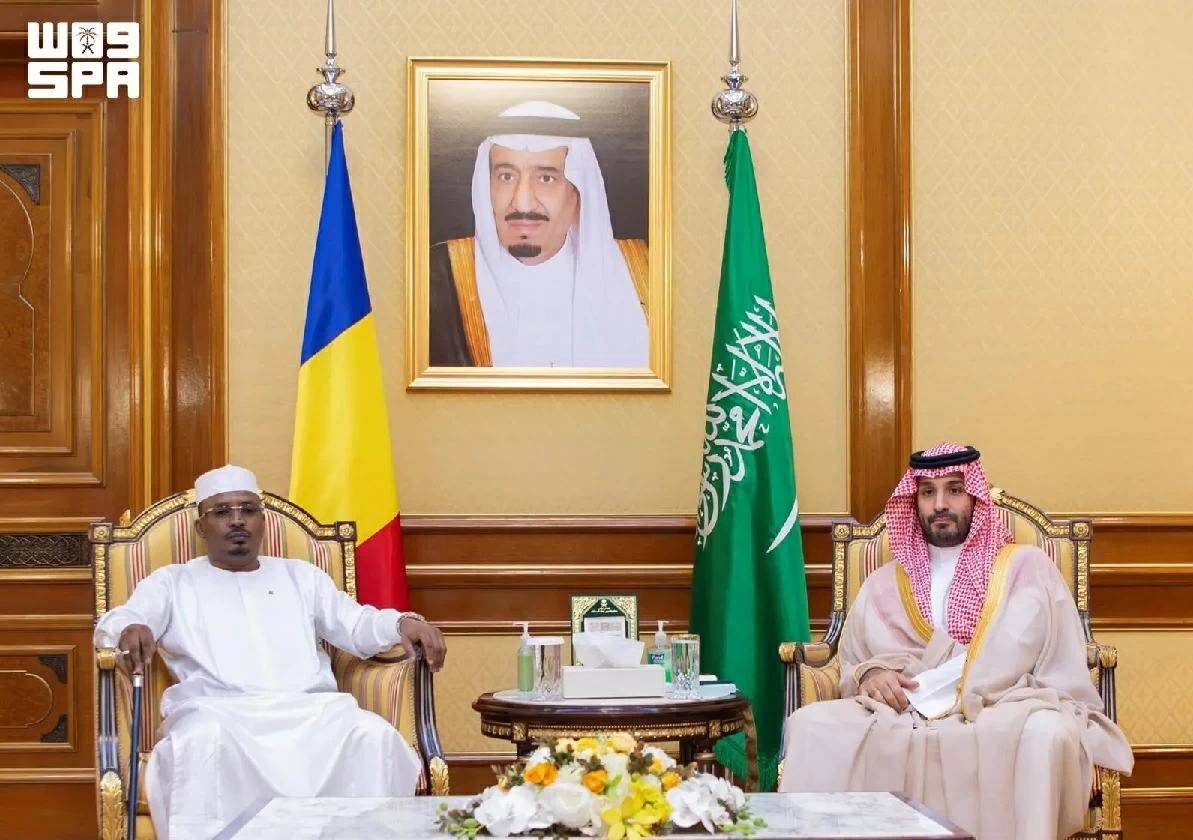 ولي العهد والرئيس التشادي يبحثان عدداً من المسائل ذات الاهتمام المشترك