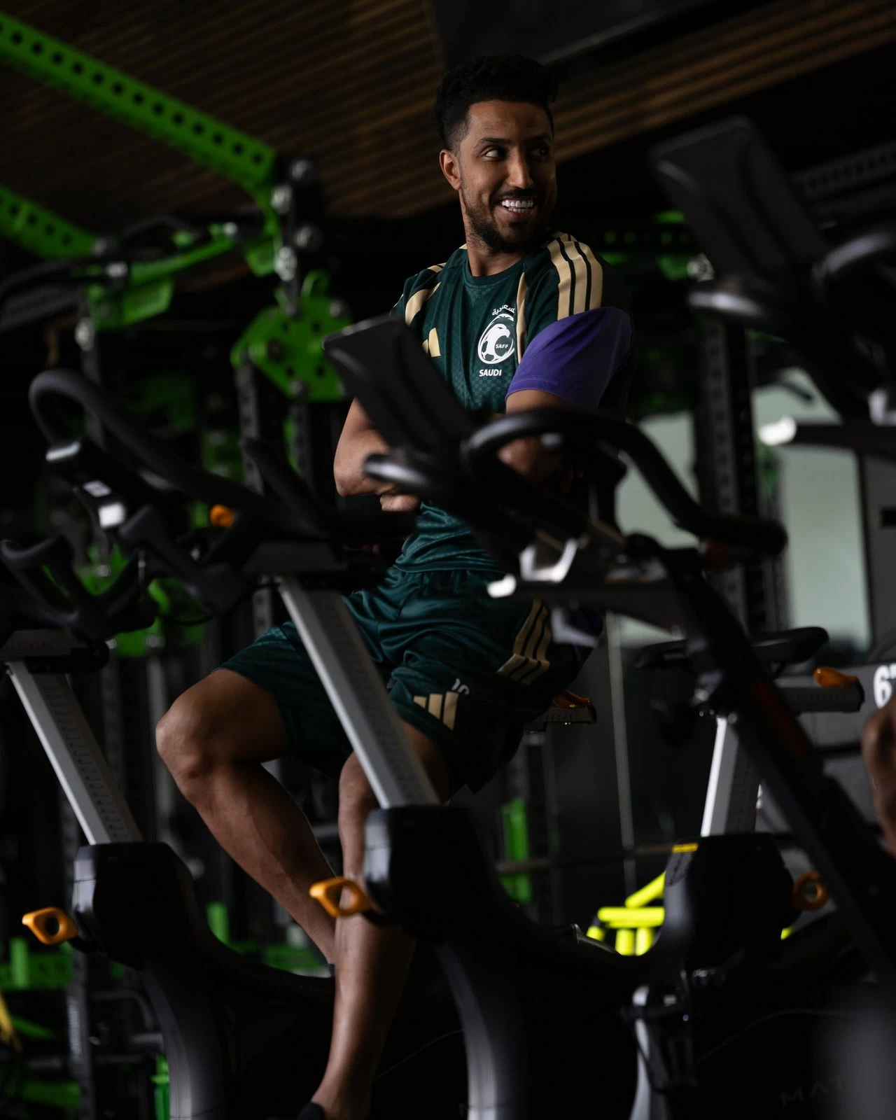 قائد المنتخب السعودي سالم الدوسري.