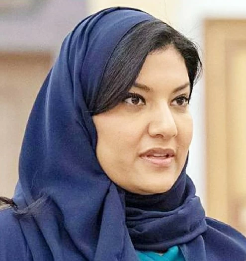 سفيرة خادم الحرمين الشريفين لدى الولايات المتحدة الأمريكية الأميرة ريما بنت بندر بن سلطان.