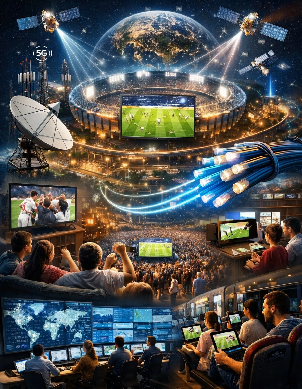 يستهلك 90 بيتابايت.. كأس العالم يلتهم 7% من الإنترنت العالمي