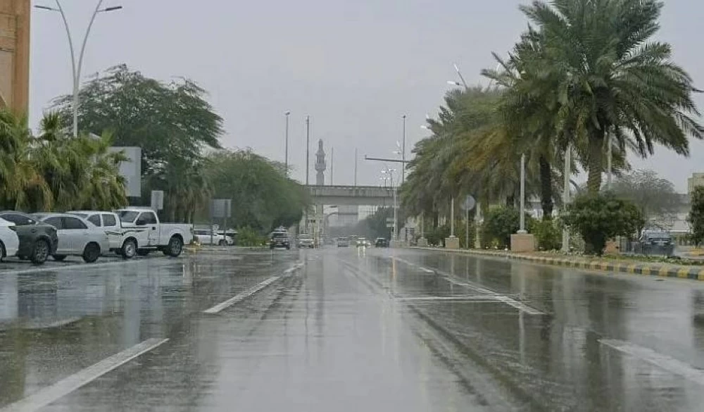 الأرصاد: أمطار رعدية وبَرَد على 4 مناطق