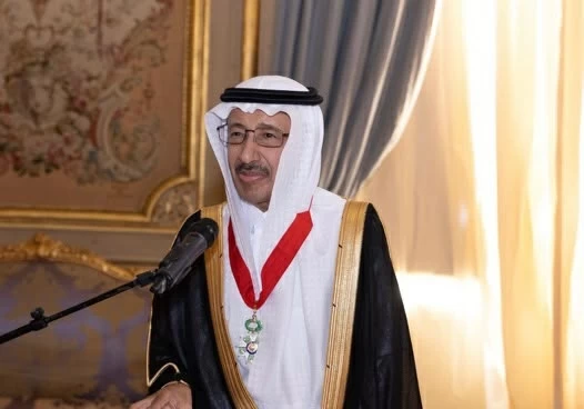 تقليد السفير السعودي بفرنسا وسام جوقة الشرف من الدرجة الأولى