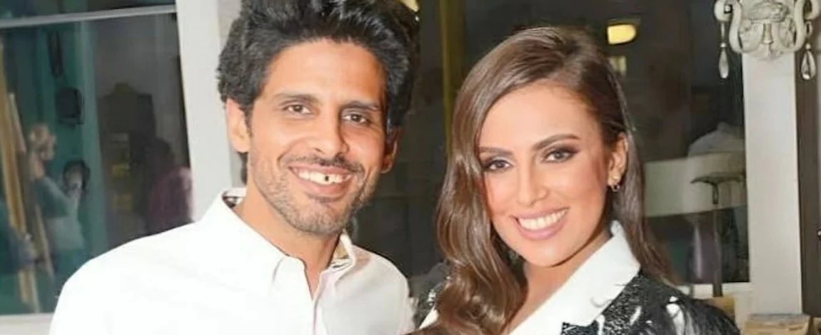 حمدي الميرغني و إسراء عبد الفتاح   