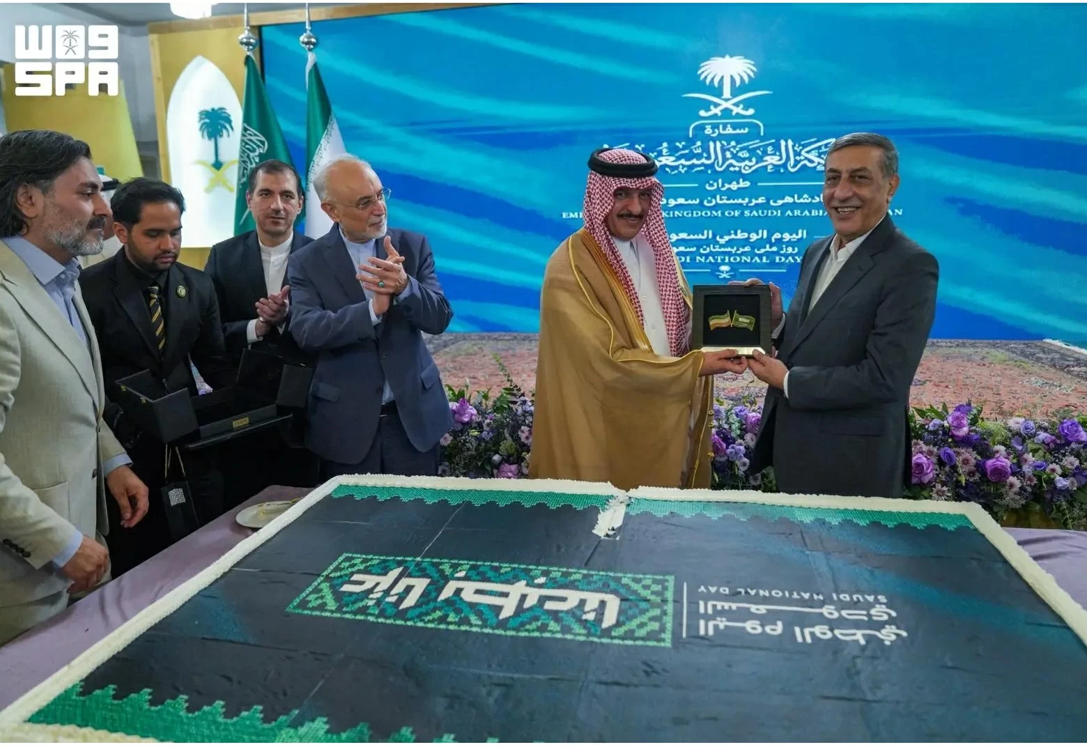 السفارة السعودية في إيران تحتفل باليوم الوطني 