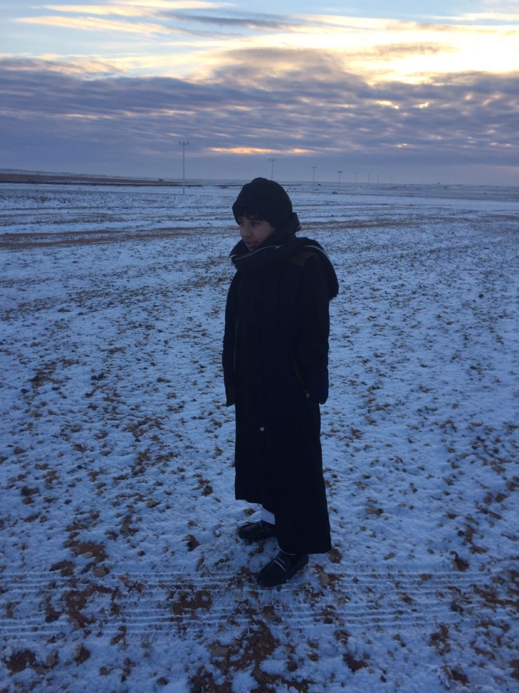 الثلوج تغطي رزم الصخور أخبار السعودية وصحيفة عكاظ