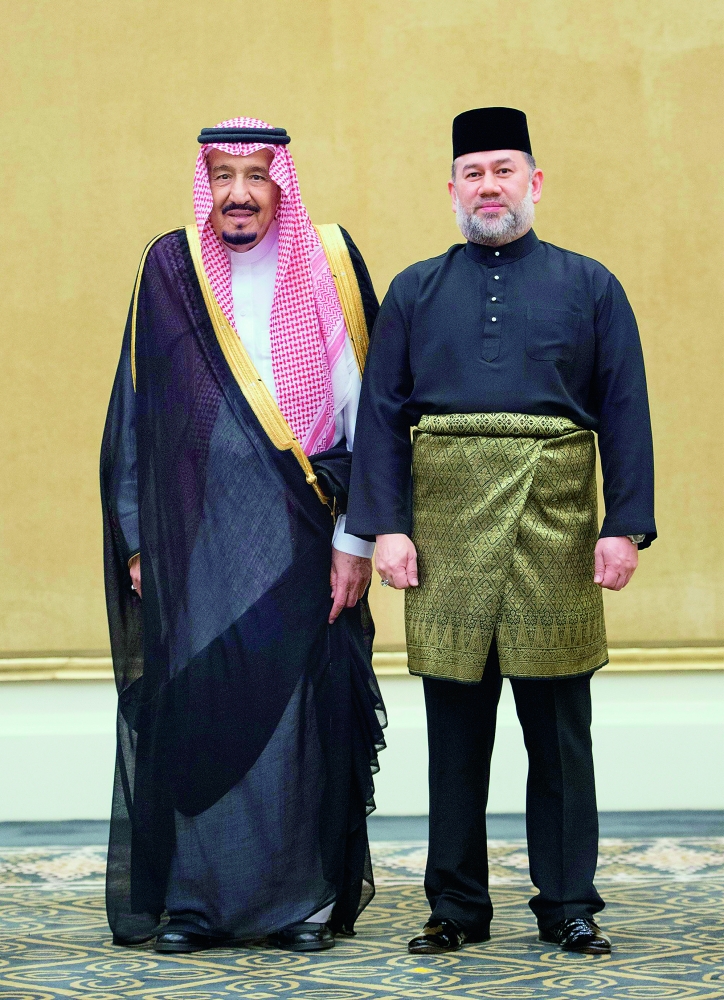 الملك سلمان والسلطان محمد الخامس.