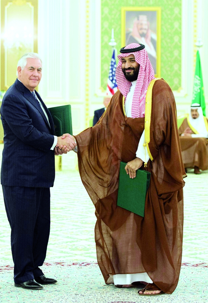 ولي ولي العهد الأمير محمد بن سلمان مثل الجانب السعودي في توقيع اتفاقات حول الدفاع.