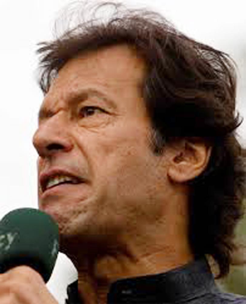 زعيم المعارضة عمران خان.