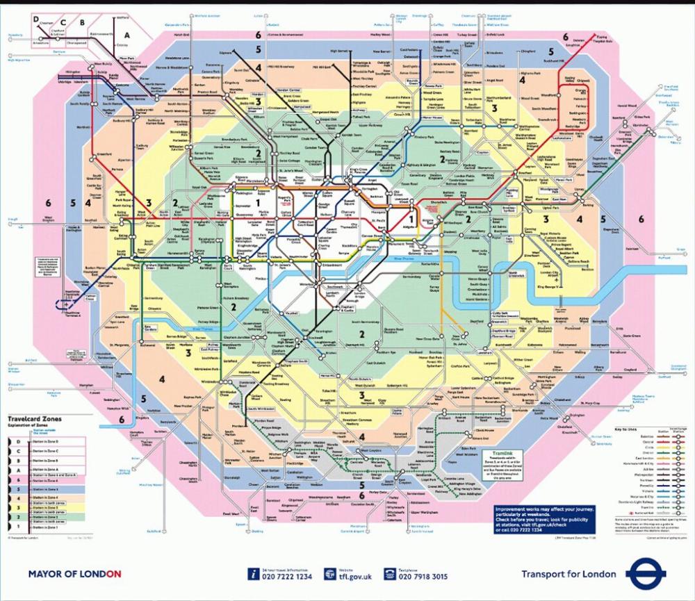 خريطة مترو لندن خريطة مترو لندن إنجلترا