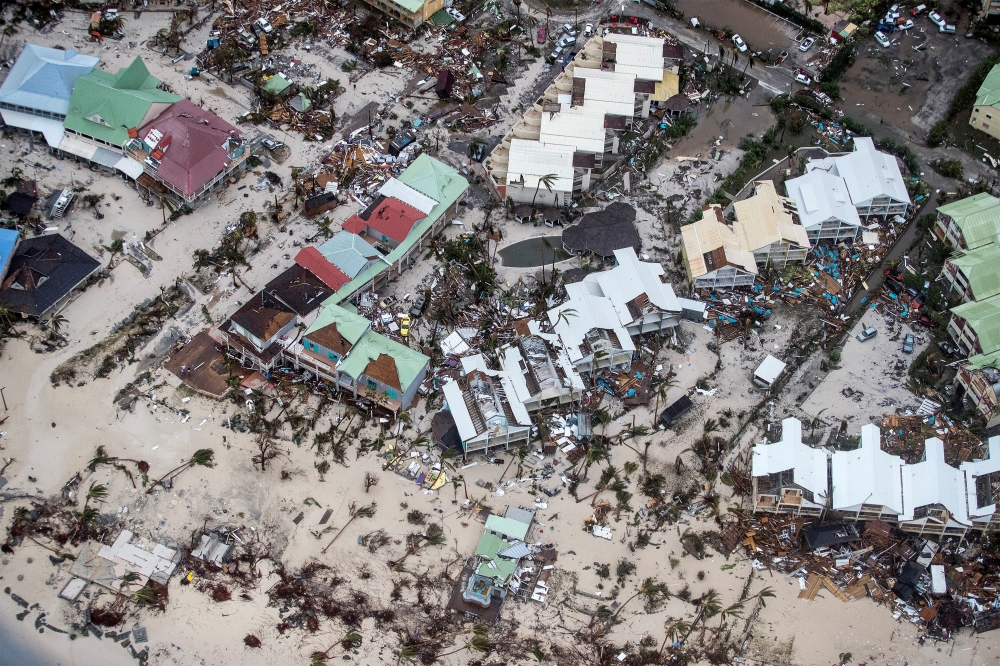 FILE PHOTO: View of the aftermath of Hurricane Irma on Sint Maarten Dutch part of Saint Martin island in the Caribbean September 6, 2017/File Photo     Netherlands Ministry of Defence/Handout via REUTERS     ATTENTION EDITORS - THIS IMAGE HAS BEEN SUPPLIED BY A THIRD PARTY. MANDATORY CREDIT. NO RESALES. NO ARCHIVES