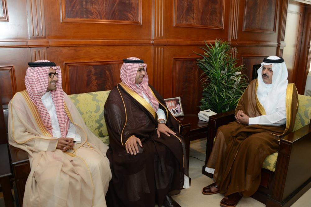 لقاء الأمير عبدالعزيز بن سعد بوكيل وزير النقل