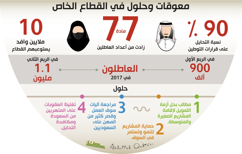 معوقات وحلول في القطاع الخاص.