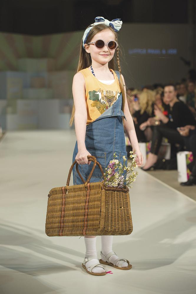 LONDON, ENGLAND - MARCH 20: A model wearing Little Paul & Joe Spring/Summer '13 walks the runway at the Global Kids Fashion Week SS13 public show in aid of Kids Company at The Freemason's Hall on March 20, 2013 in London, England. (Photo by Ian Gavan/Getty Images for AlexandAlexa.com) *** Local Caption *** 
 
 
 
 
 
 
 
 
 