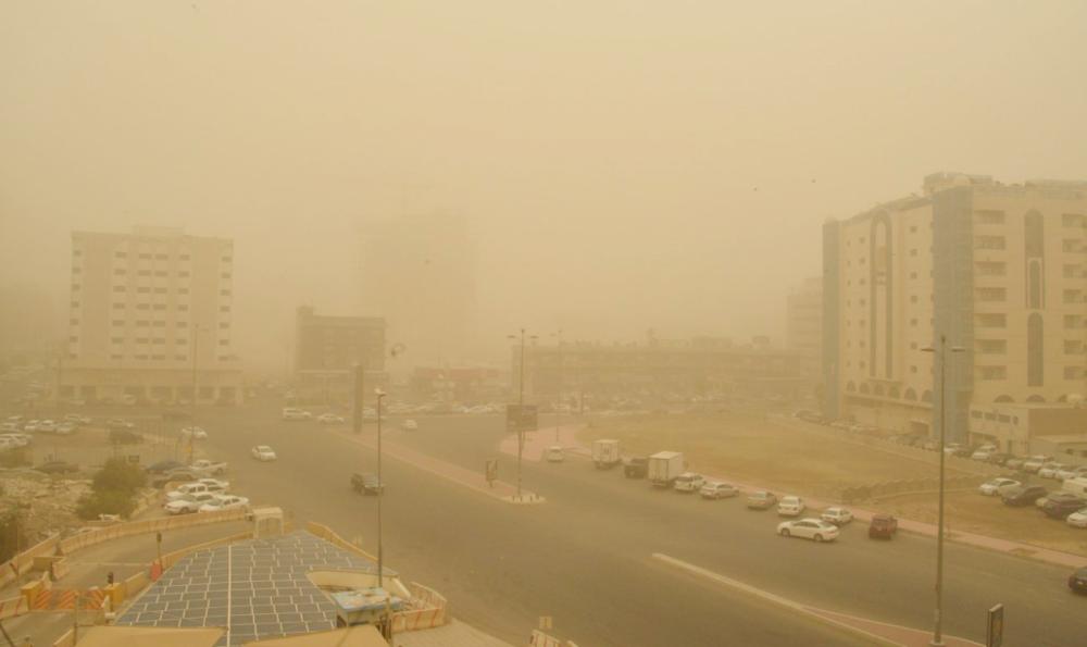 



وزارة الصحة حذرت من موجة الغبار وطالبت بأخذ الحيطة والحذر. (عكاظ)