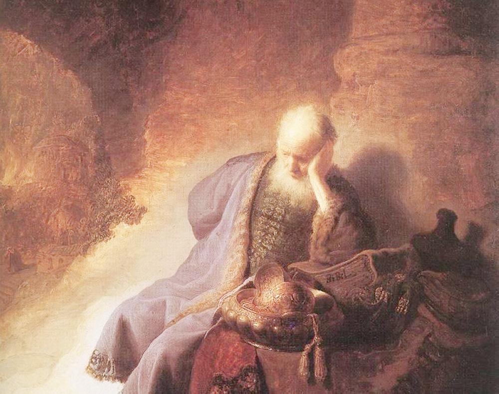 Rembrant - Jeremias lamenting the destruction of Jerusalem