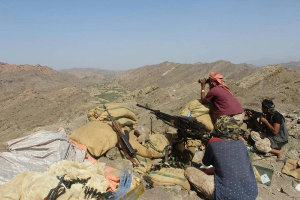 عناصر من الجيش اليمني والمقاومة