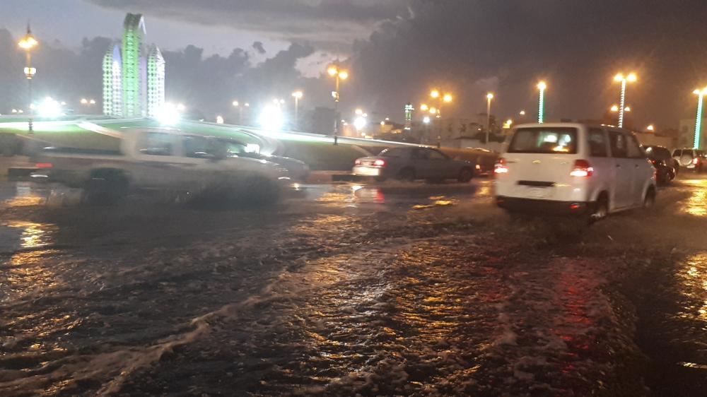 أمطار في محافظة أحد رفيدة