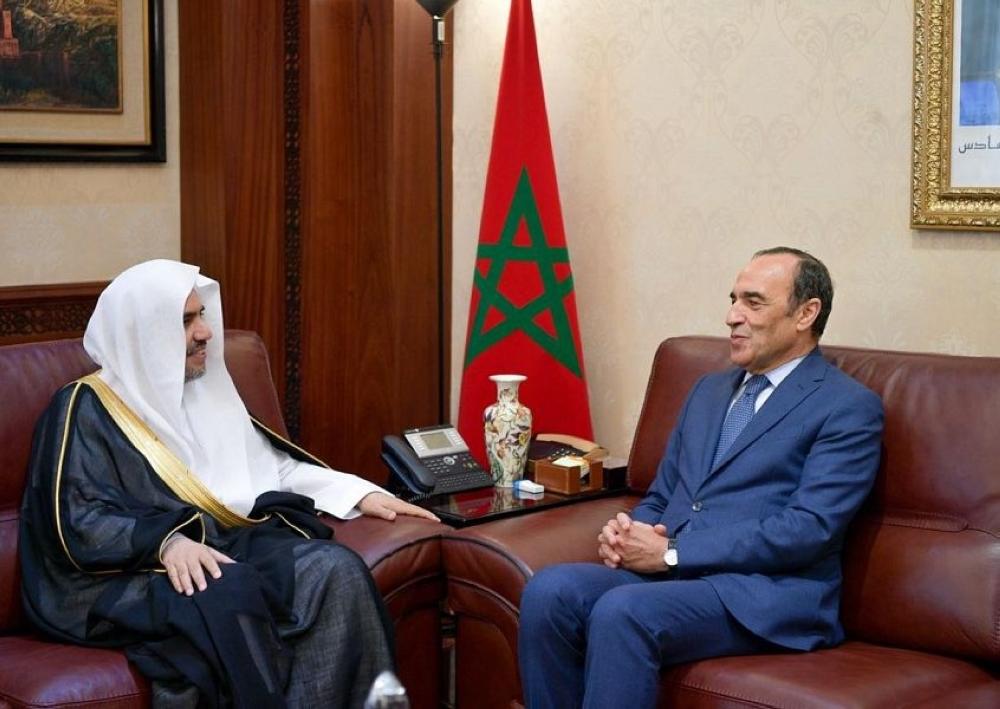 SG of Muslim World League meets Moroccan PM and number of officials in Morocco.