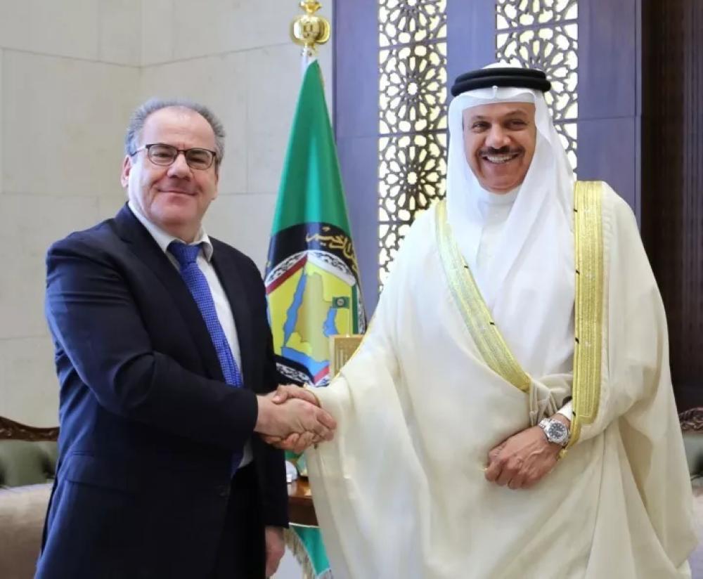 Dr. Abdullatif bin Rashed Al-Zayani, Secretary General of the Gulf Cooperation Council (GCC) met at his office in Riyadh today (Monday) with the Ambassador of the Republic of Cyprus to the Kingdom Nicos Panayi.