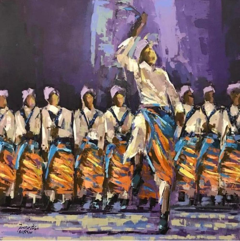 من الرقصات الجنوبية للفنان عبدالله بن صقر.