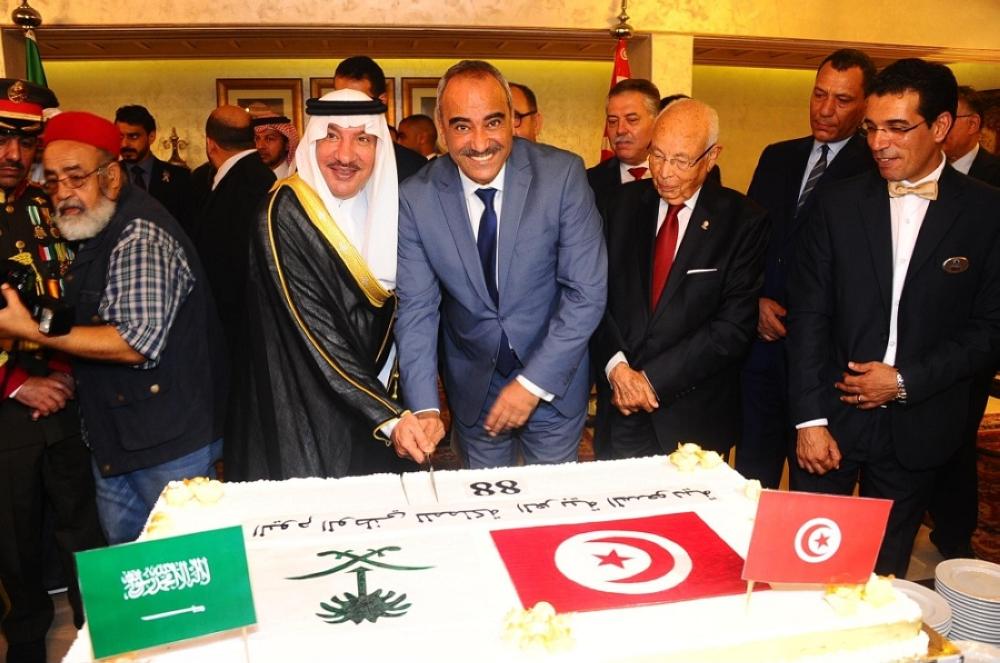 اليوم الوطني الملحق الثقافي بسفارة المملكة في تونس يرفع تهانيه للقيادة بمناسبة اليوم الوطني الـ 89 وكالة الأنباء السعودية