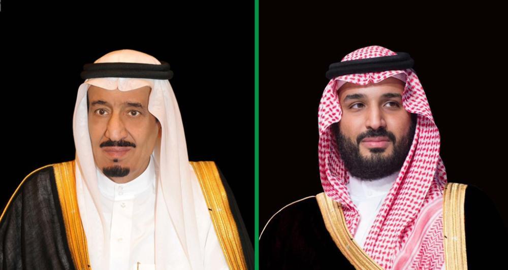 خادم الحرمين الشريفين وولي عهده الأمير محمد بن سلمان